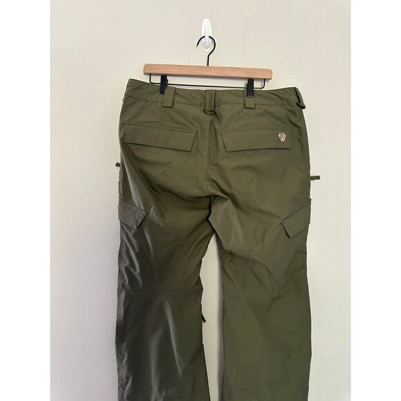 Burton TWC Tracker Green Snowboarding Pants size XL - missing button - Picture 12 of 15